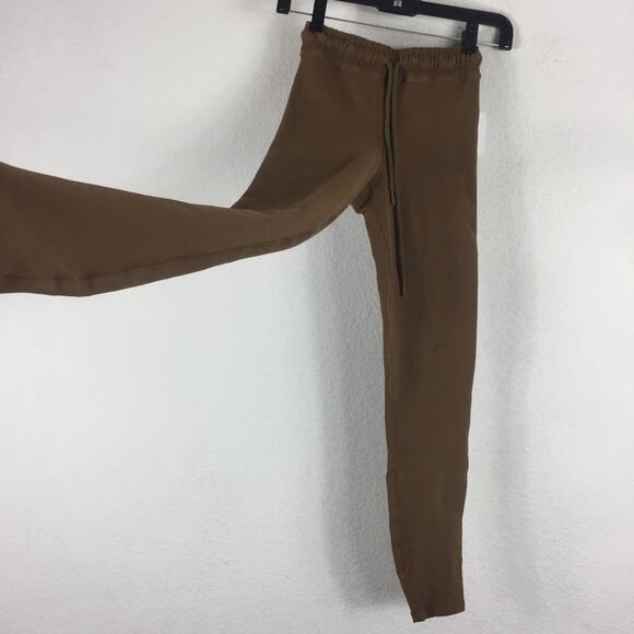 NWT Good American Brown Legging Size 0 Essential Comfy Tie Waist High Rise - Picture 9 of 13